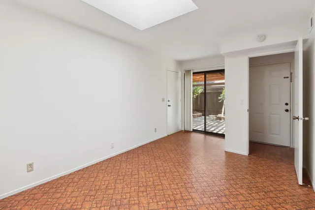 a view of an empty room