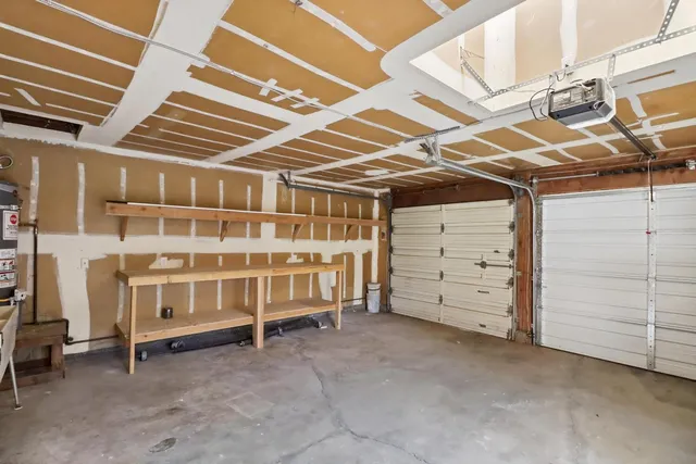 a view of a room with storage