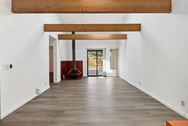 a view of livingroom with furniture and wooden floor