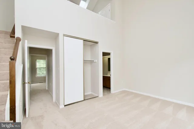 a view of an empty room