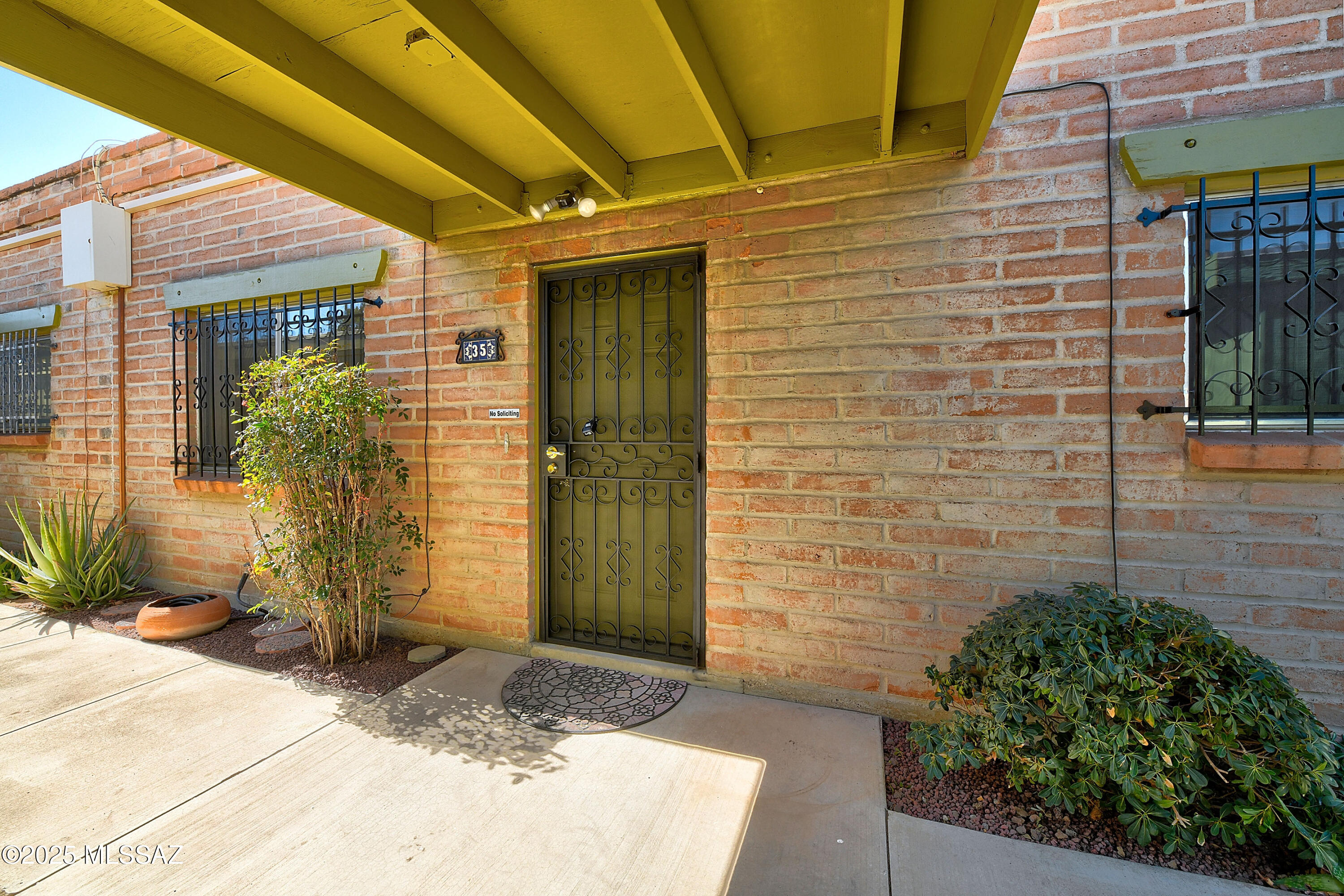 a view of house entrance