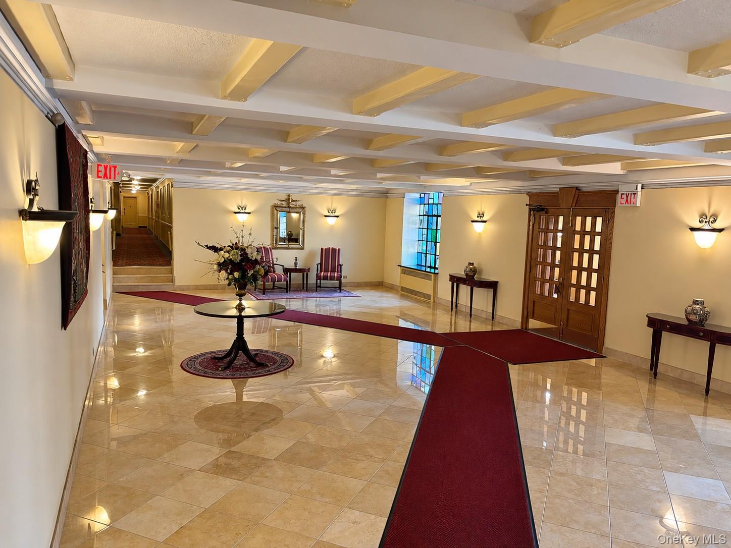 253 Garth Road, Unit 2A Scarsdale, NY 10583 - Photo 17 of 25 Elegant entry into the Building