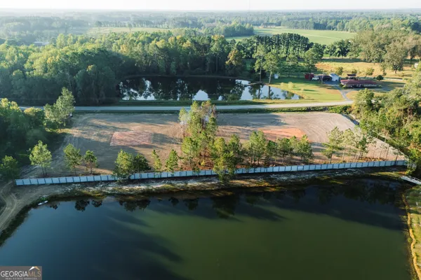 a view of swimming pool and lake view
