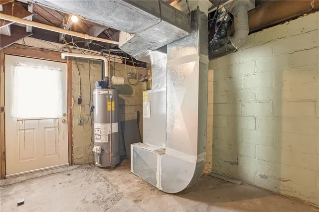 a street view covered with snow