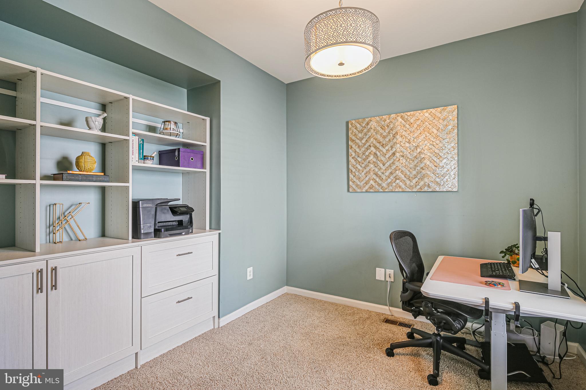 7145 Long View Road Columbia, MD 21044 - Photo 10 of 65 Custom built-in shelving in home office
