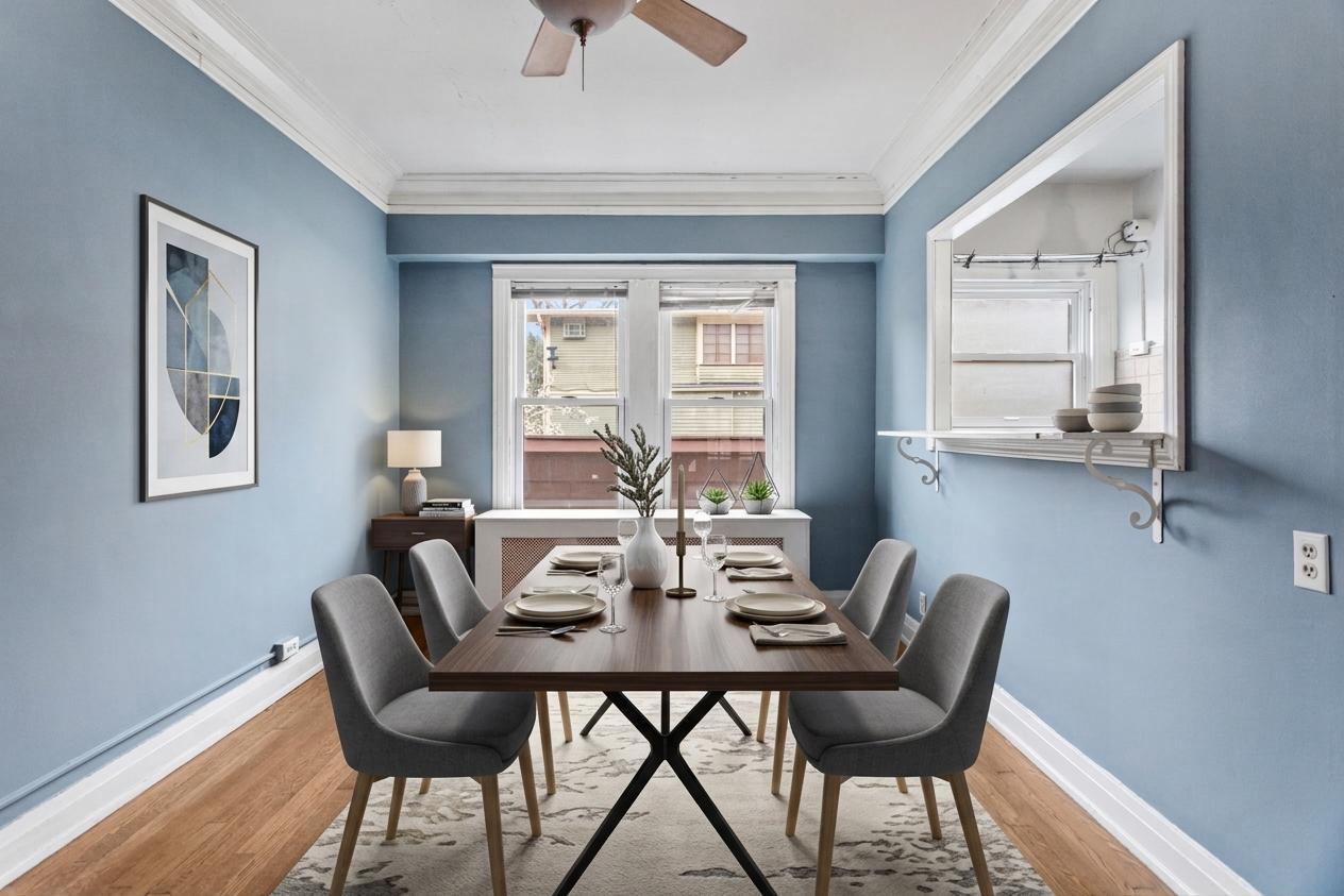 307 North Prairie Street, Unit 3 Champaign, IL 61820 - Photo 4 of 34 a view of a dining room with furniture window and outside view