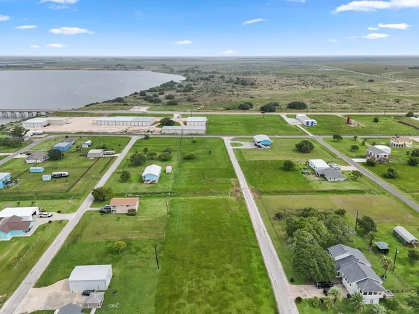 an aerial view of a football ground