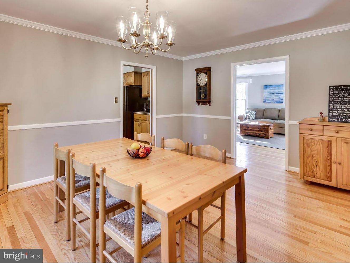 3909 Chatham Road Ellicott City, MD 21042 - Photo 7 of 30 Dining Room with Chair Rail