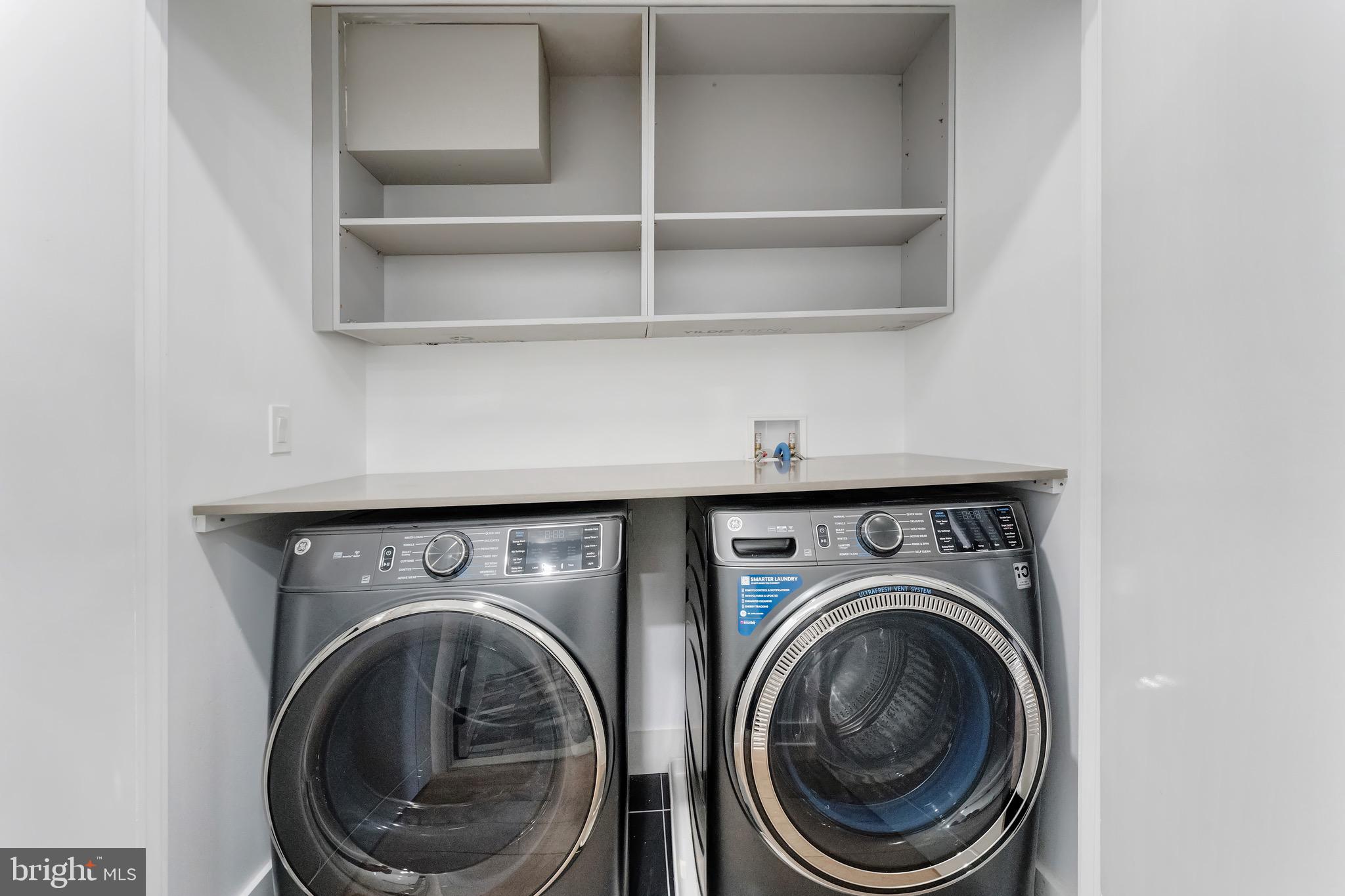 3009 13th Street Northwest, Unit 2 Washington, DC 20009 - Photo 32 of 44 a utility room with dryer and washer