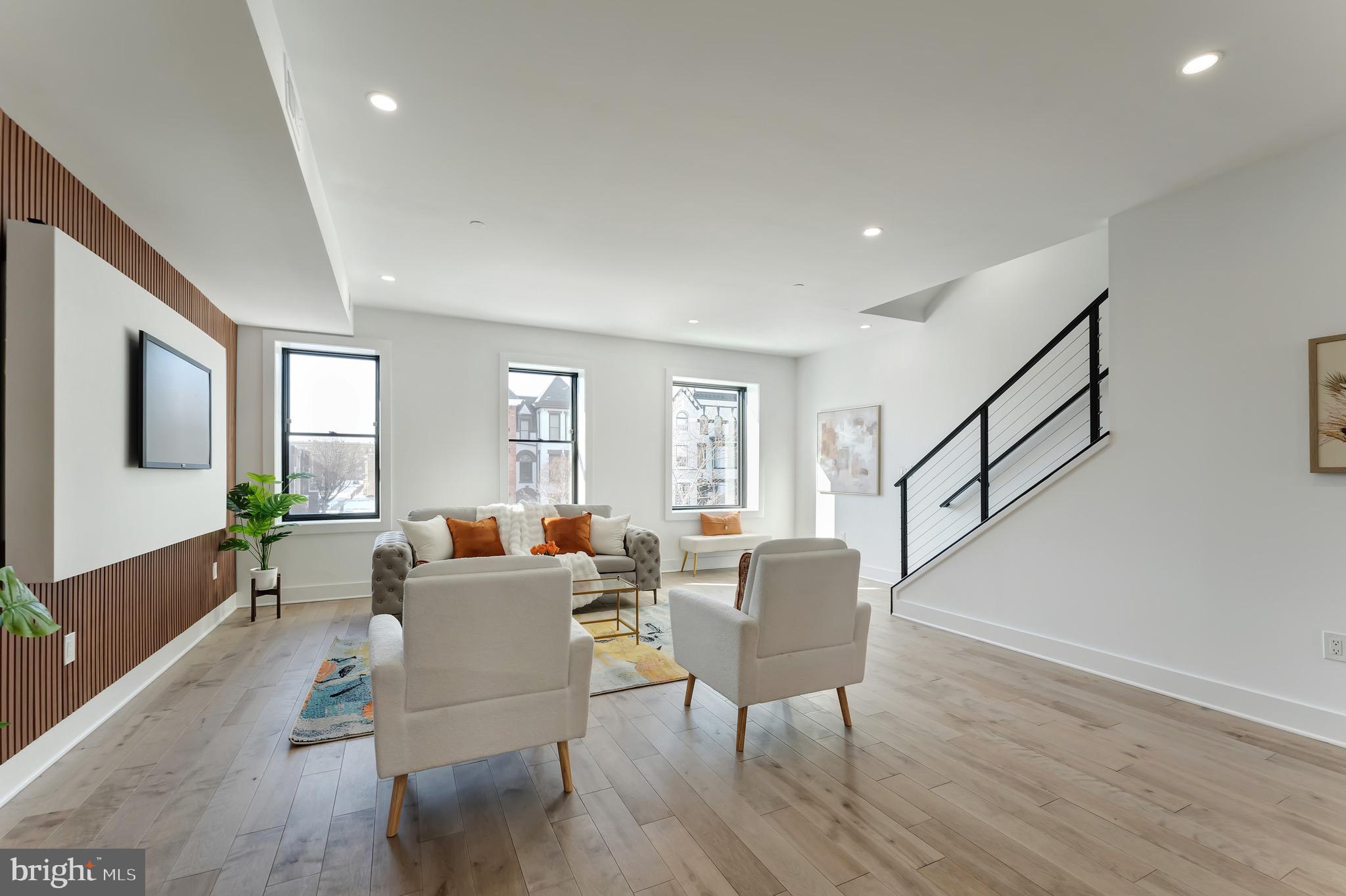 3009 13th Street Northwest, Unit 2 Washington, DC 20009 - Photo 7 of 44 a living room with furniture wooden floor and a window