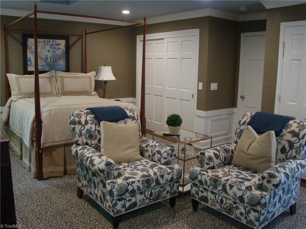 3614 Pinetop Road Greensboro, NC 27410 - Photo 13 of 30 The master suite is located on the upper level, and offers a peaceful retreat at the end of the day. This room has several closets, including a huge walk-in.