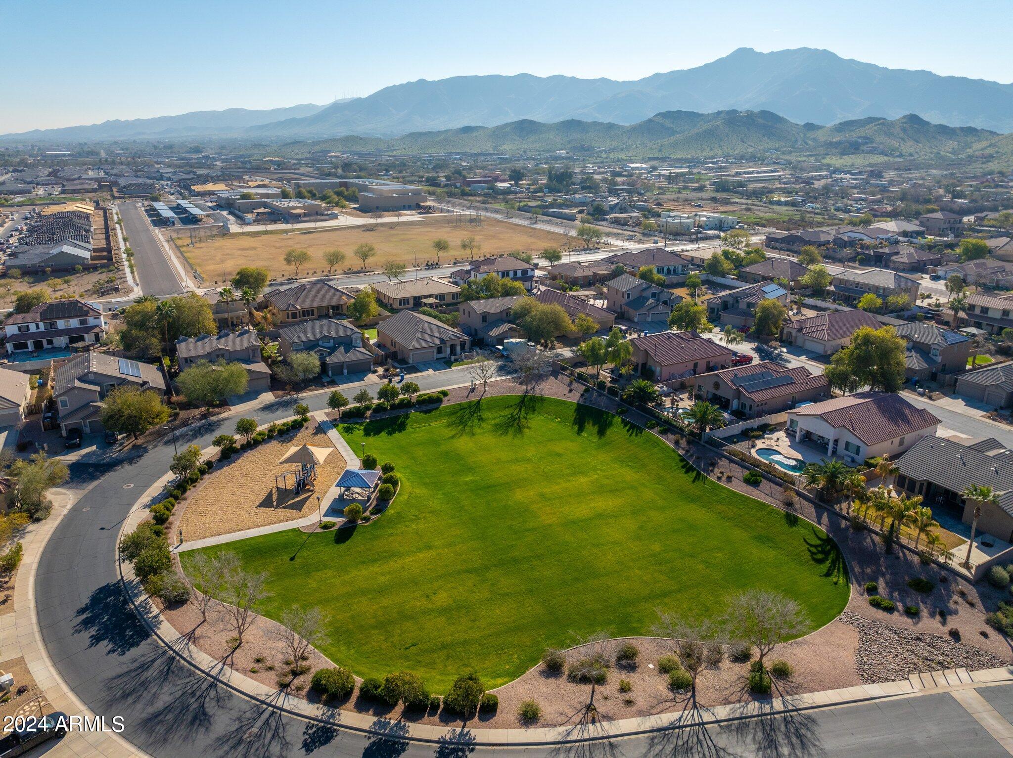 4427 West Summerside Road Laveen, AZ 85339 - Photo 58 of 72 an aerial view of residential houses with outdoor space