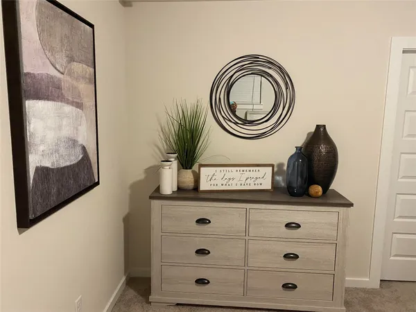 a view of a dresser