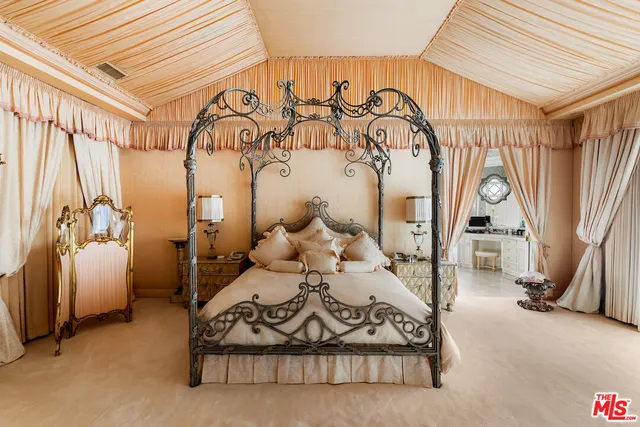 a view of a room with rack on the wall