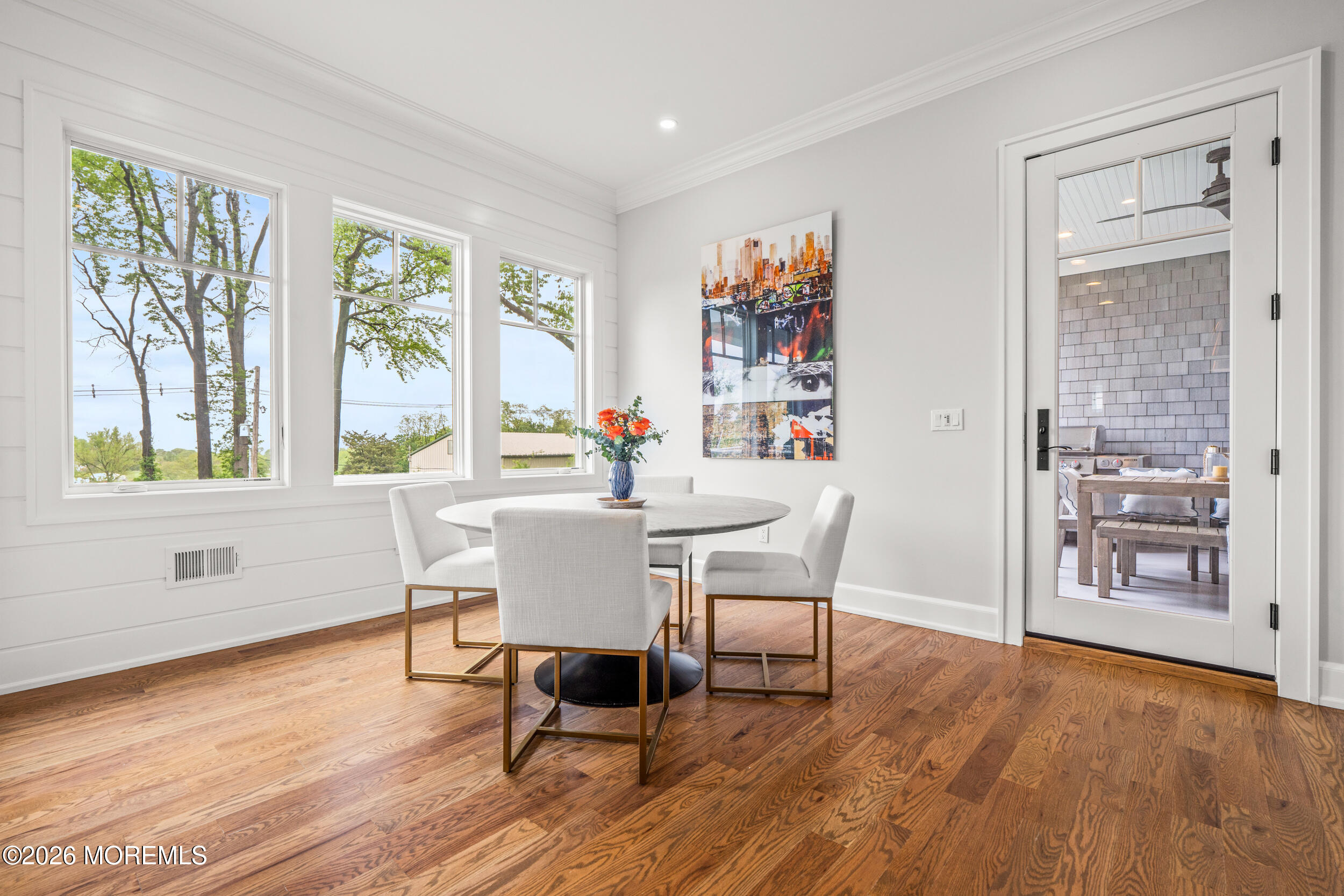 11 Beacon Hill Road Atlantic Highlands, NJ 07716 - Photo 19 of 74 a view of a dining room with furniture window and wooden floor