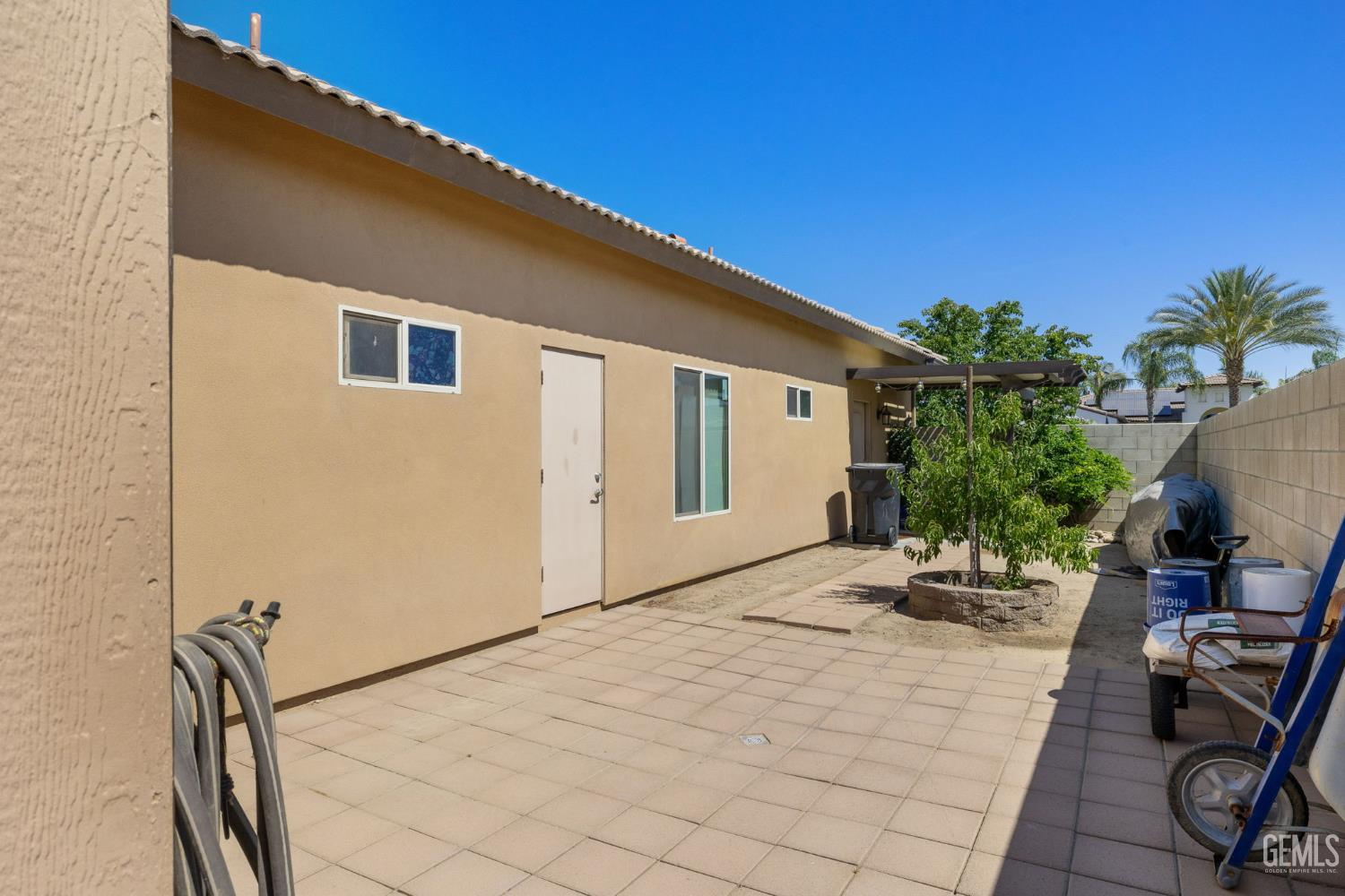 Undisclosed Address Bakersfield, CA 93314 - Photo 43 of 45 a backyard of a house with seating space
