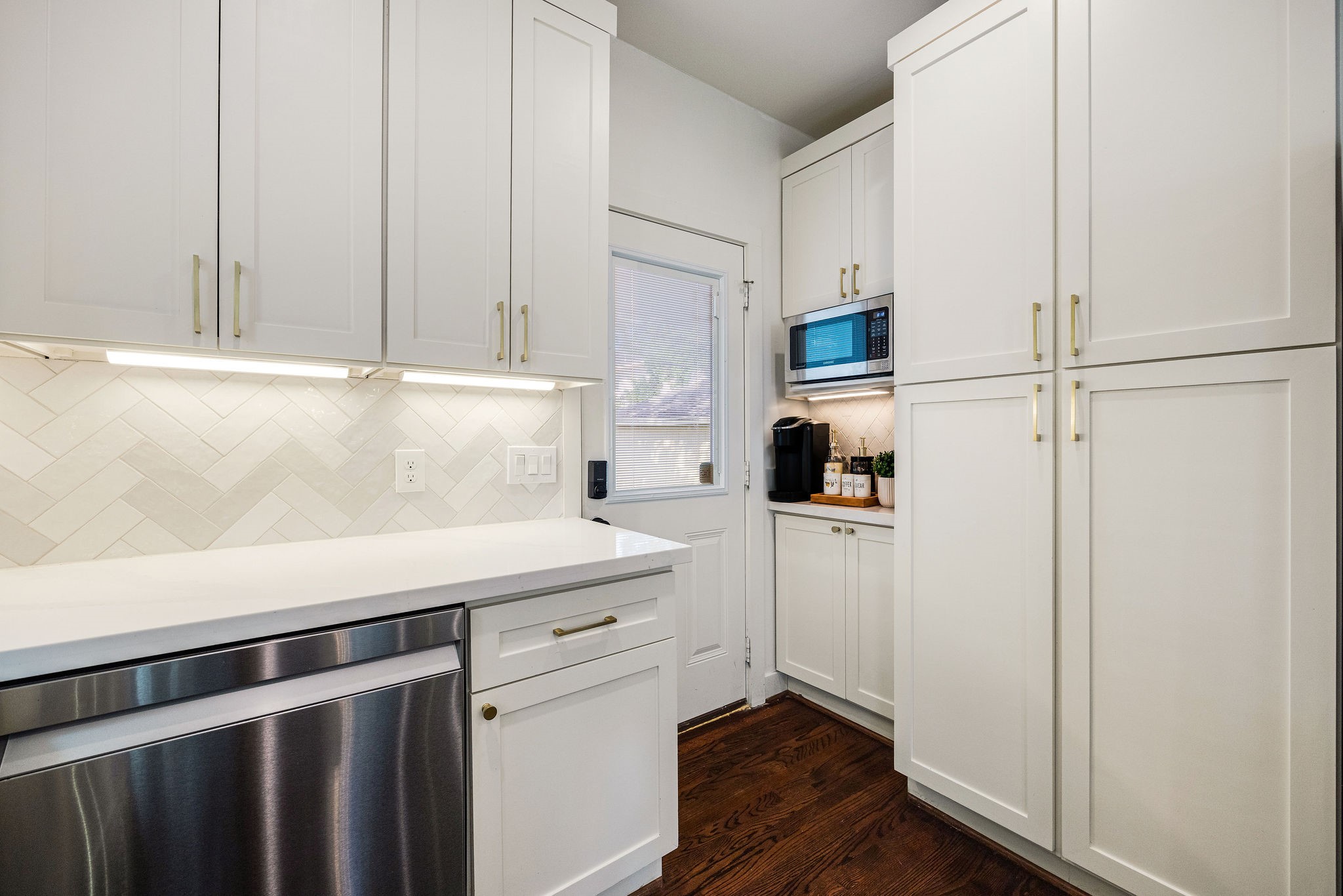 2613 Wichita Street Houston, TX 77004 - Photo 10 of 25 Additional kitchen view highlighting the abundant storage and functional layout.
