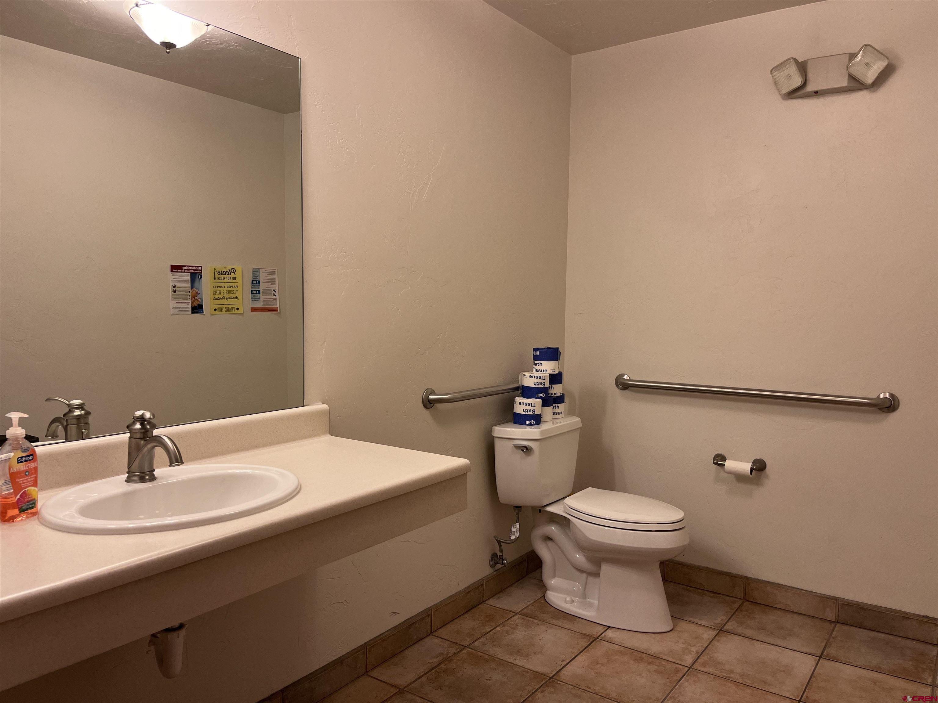 954 East 2nd Avenue, Unit 104 Durango, CO 81301 - Photo 11 of 14 a bathroom with a sink and a toilet