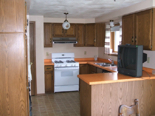 1038 Drexel Road Lake Summerset, IL 61019 - Photo 2 of 4 a kitchen with a refrigerator and a sink