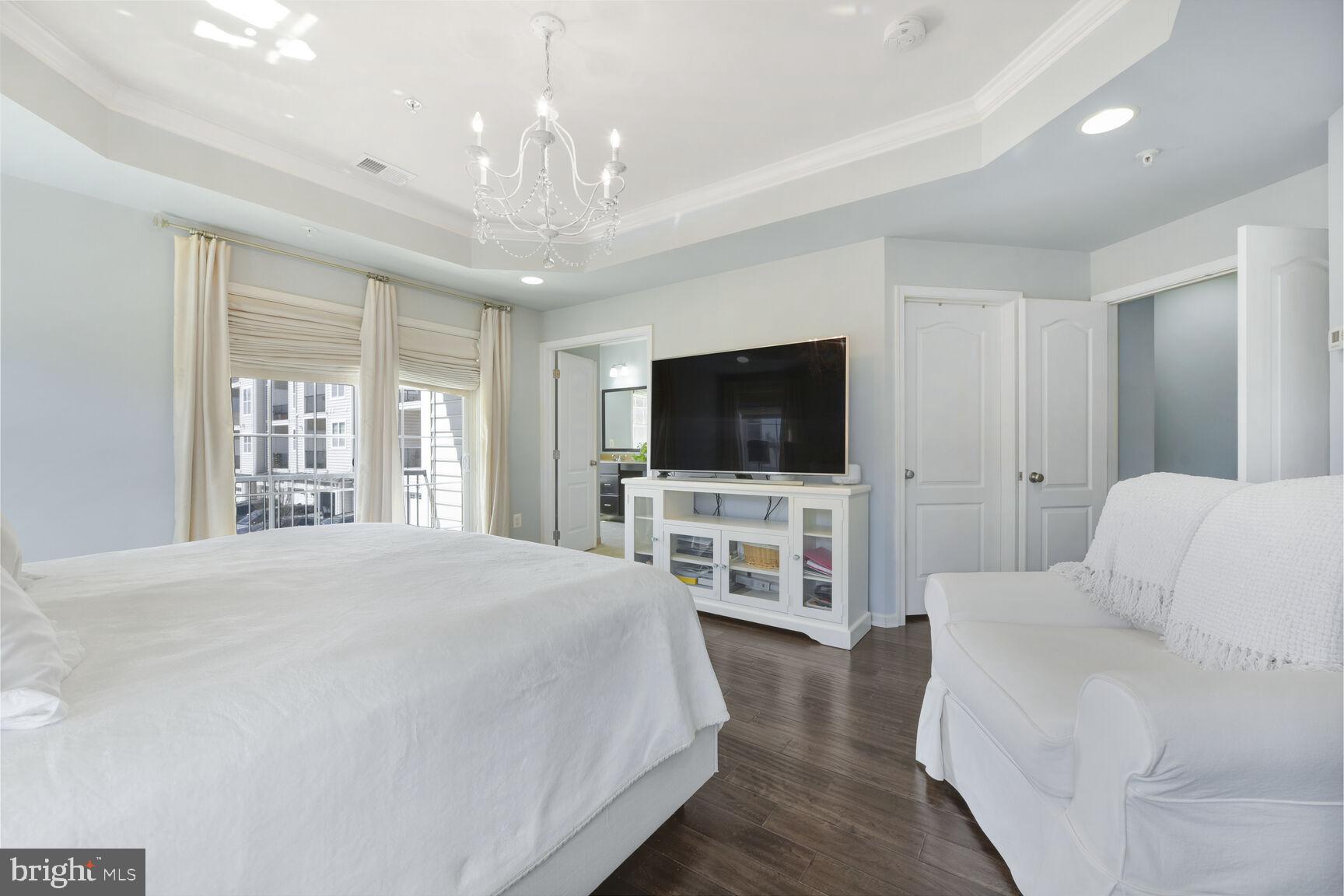 43037 Clarks Mill Terrace Ashburn, VA 20148 - Photo 22 of 28 a living room with furniture and a flat screen tv