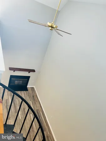 a view of balcony and wooden floor