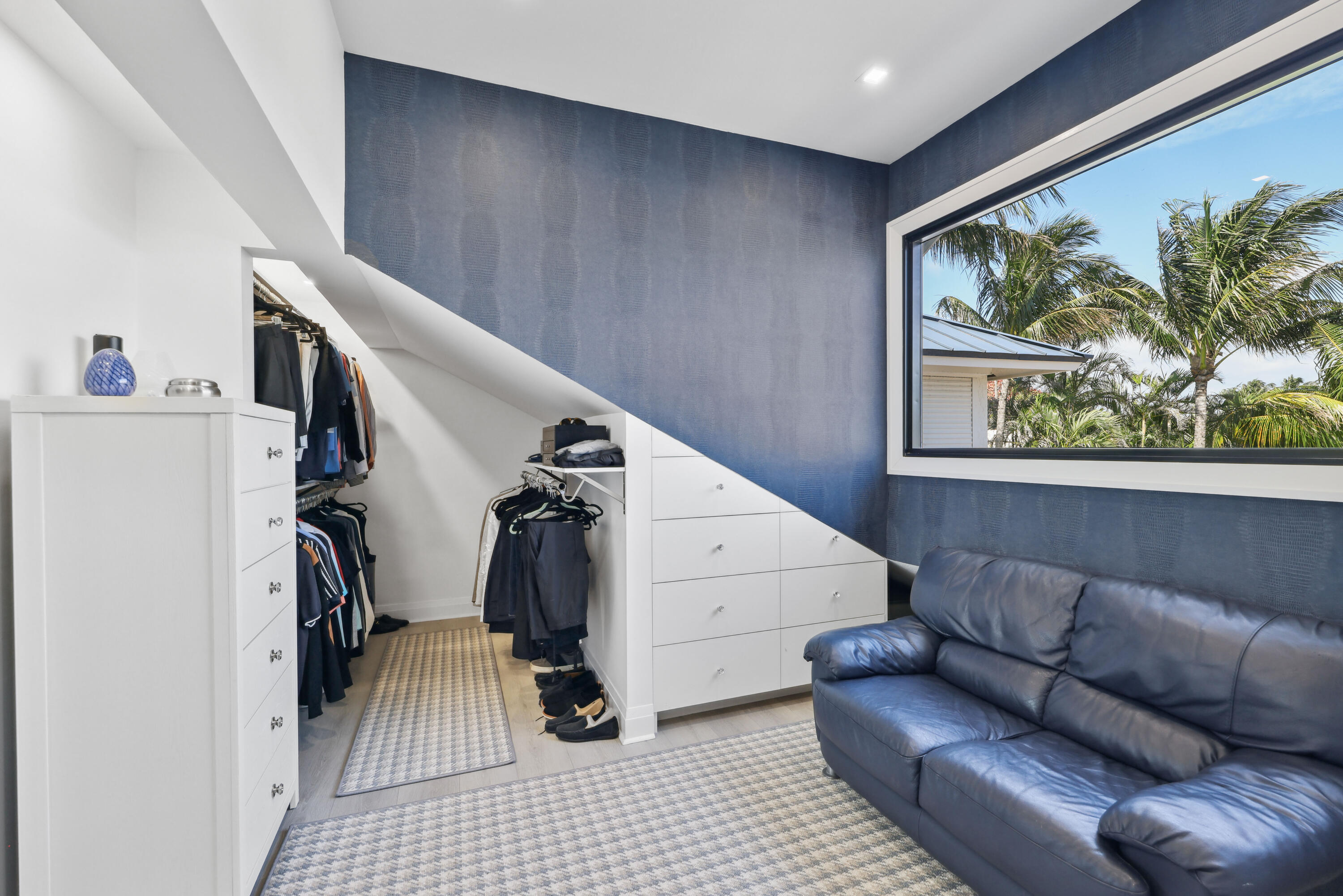 125 Marlin Drive Ocean Ridge, FL 33435 - Photo 36 of 122 a living room with furniture and a large window