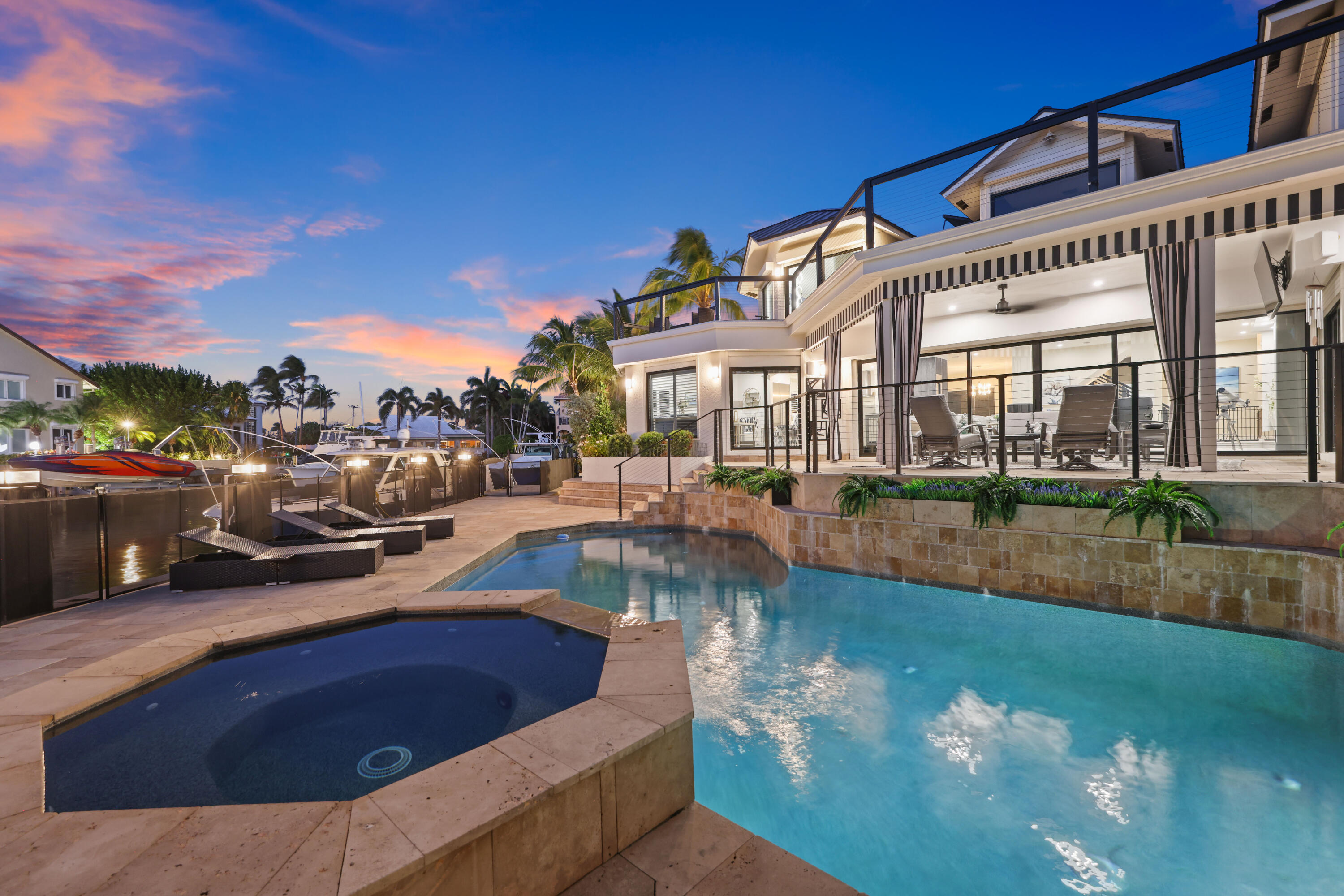 125 Marlin Drive Ocean Ridge, FL 33435 - Photo 76 of 122 a view of a swimming pool with a patio
