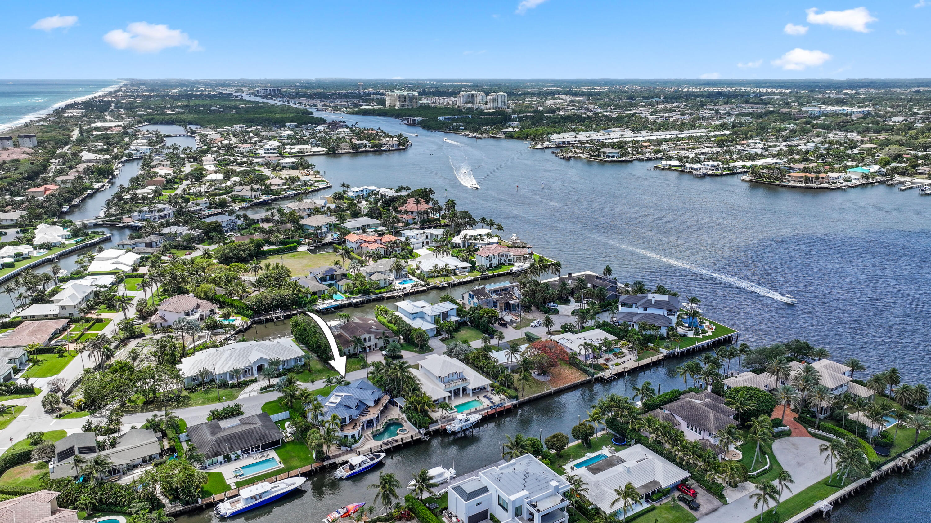 125 Marlin Drive Ocean Ridge, FL 33435 - Photo 100 of 122 an aerial view of a city