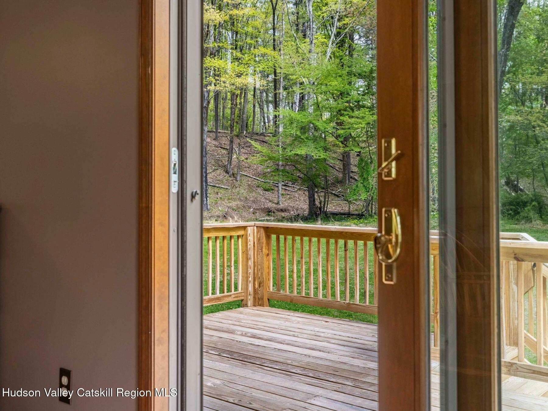 3639 Atwood Road Stone Ridge, NY 12484 - Photo 9 of 31 a view of balcony with wooden floor