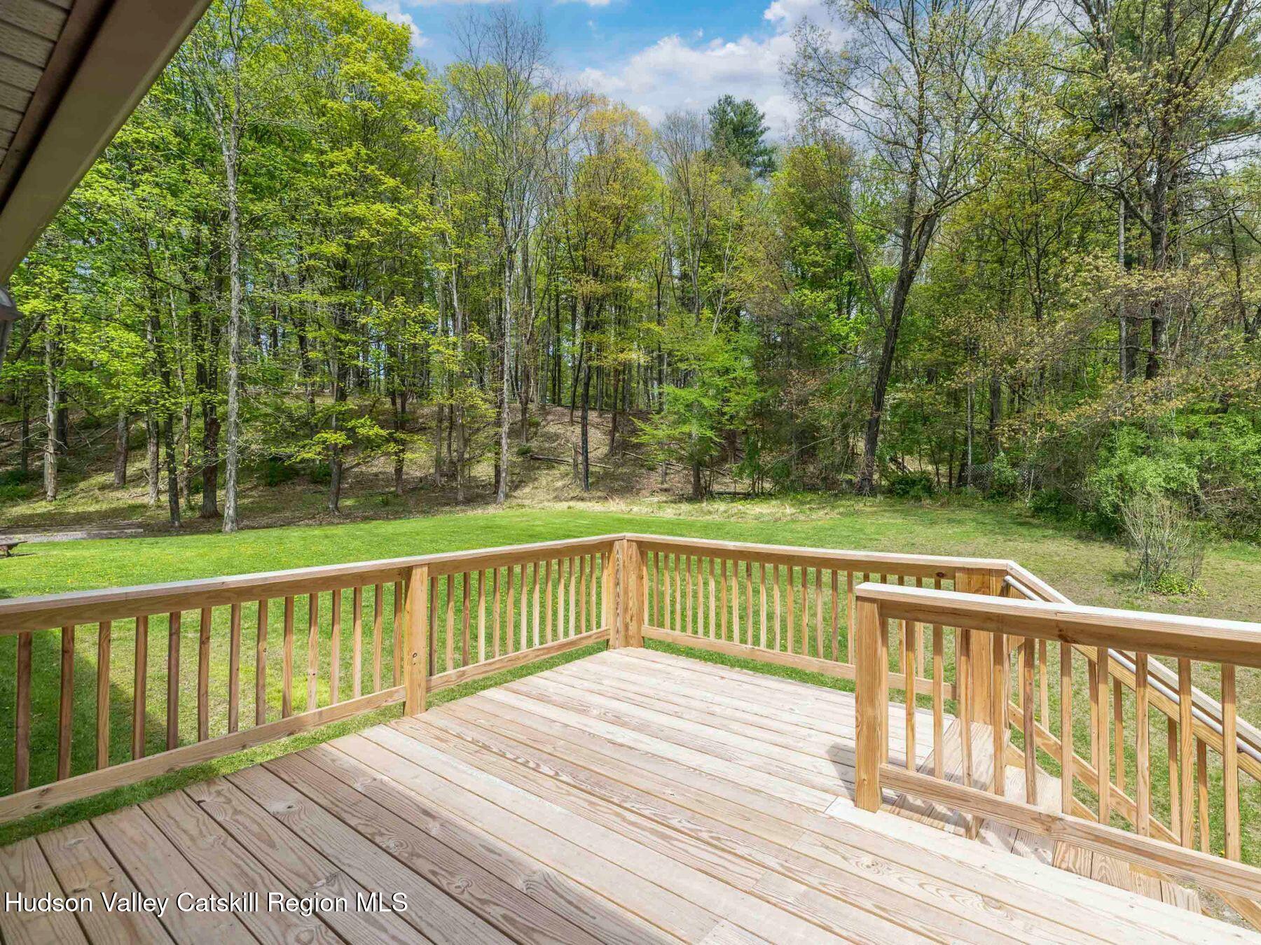 3639 Atwood Road Stone Ridge, NY 12484 - Photo 10 of 31 a view of a wooden deck