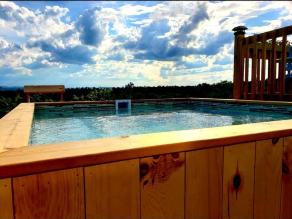 164 Doles Ridge Road Limington, ME 04049 - Photo 36 of 49 Plung pool off deck