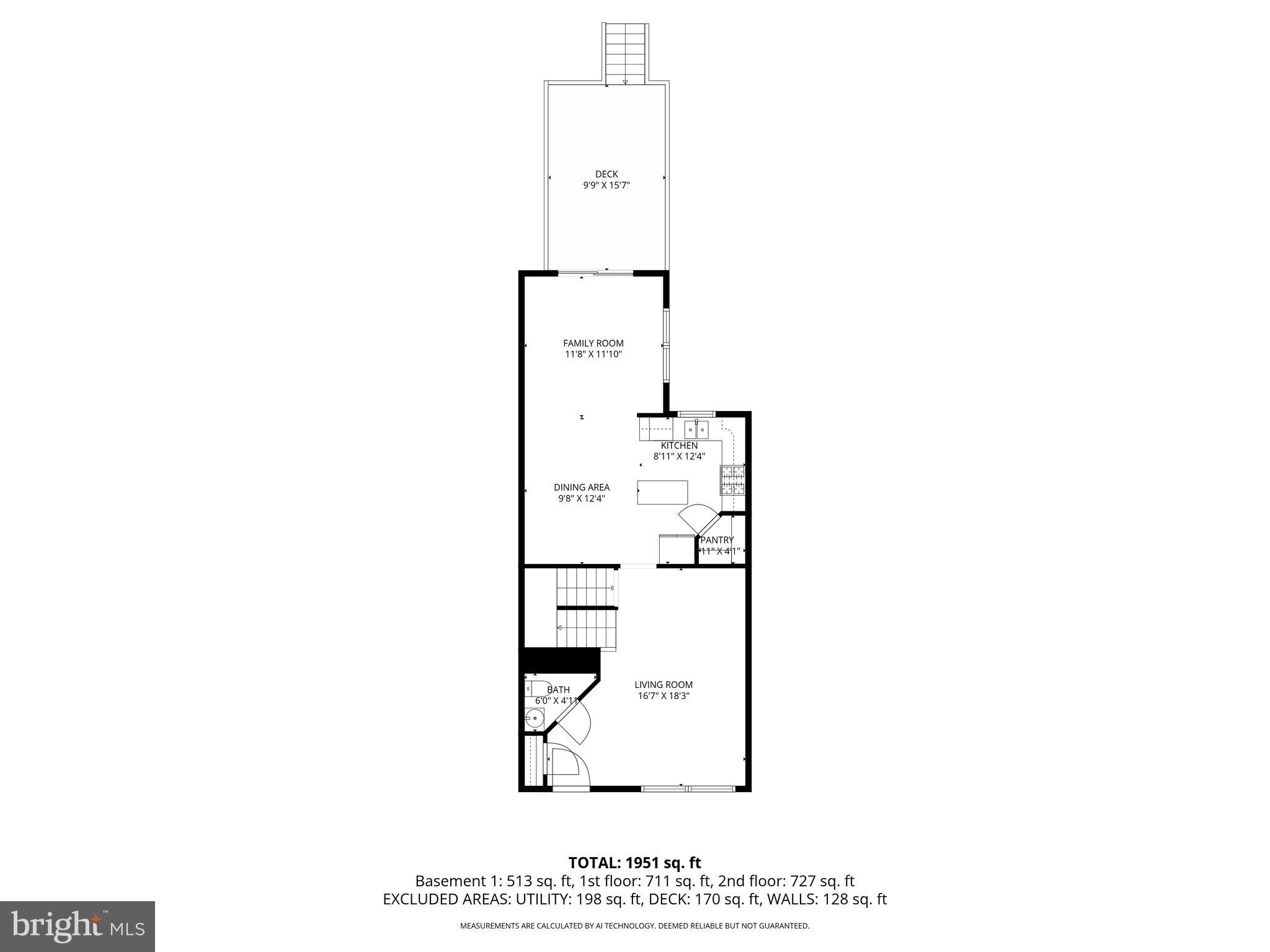 725 Shallow Ridge Court Abingdon, MD 21009 - Photo 41 of 43 Main level Floor Plan