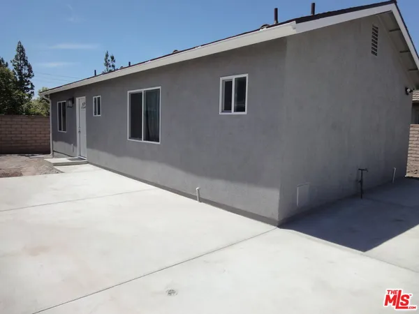 a backyard of a house