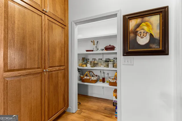 a view of car garage