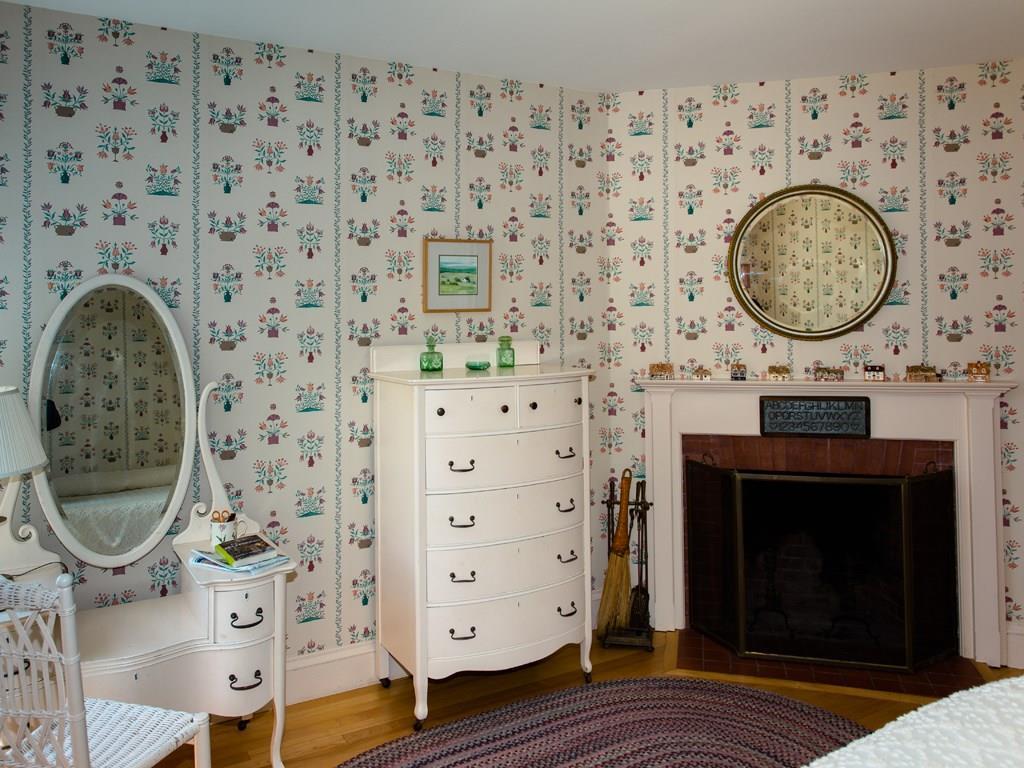 26 Manchester Road Northeast Harbor, ME 04662 - Photo 20 of 35 Master Bedroom with fireplace and...
