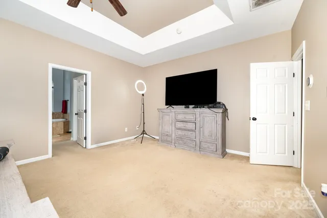 a view of livingroom with flat screen tv
