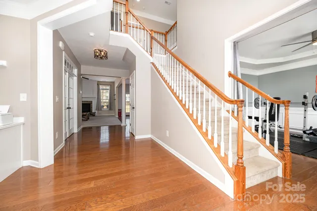 a view interior of the house and wooden floor