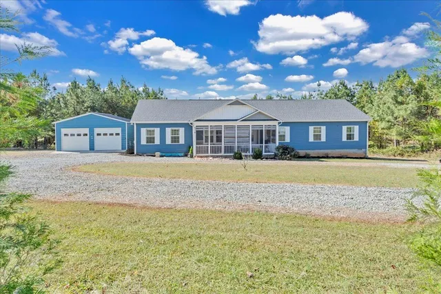 a view of city and ocean