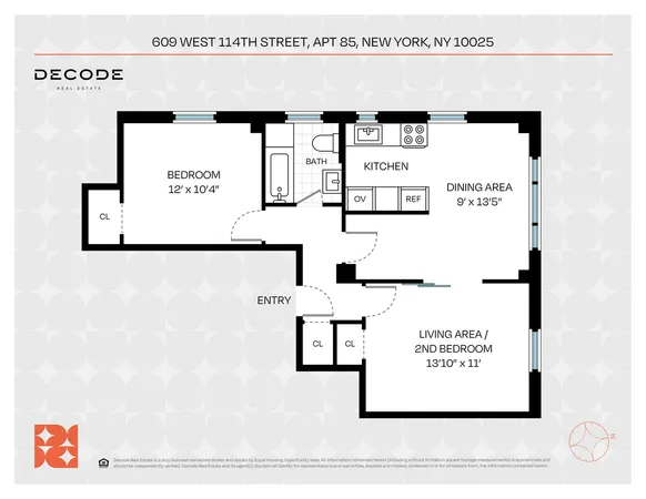 $625,000 | 609 West 114th Street, Unit 85 | Morningside Heights