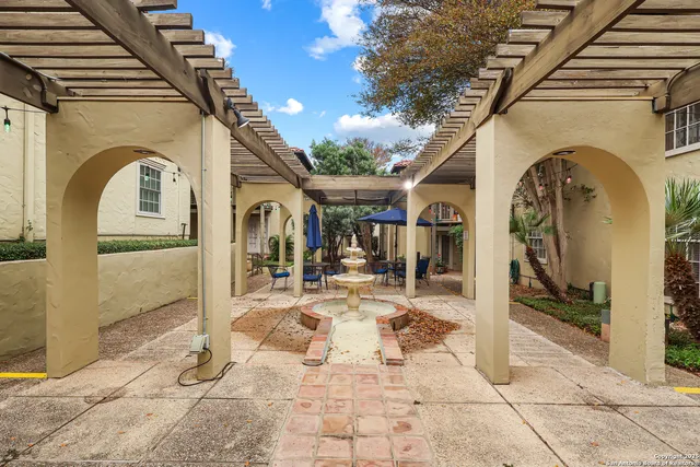 a view of a entryway door front of house