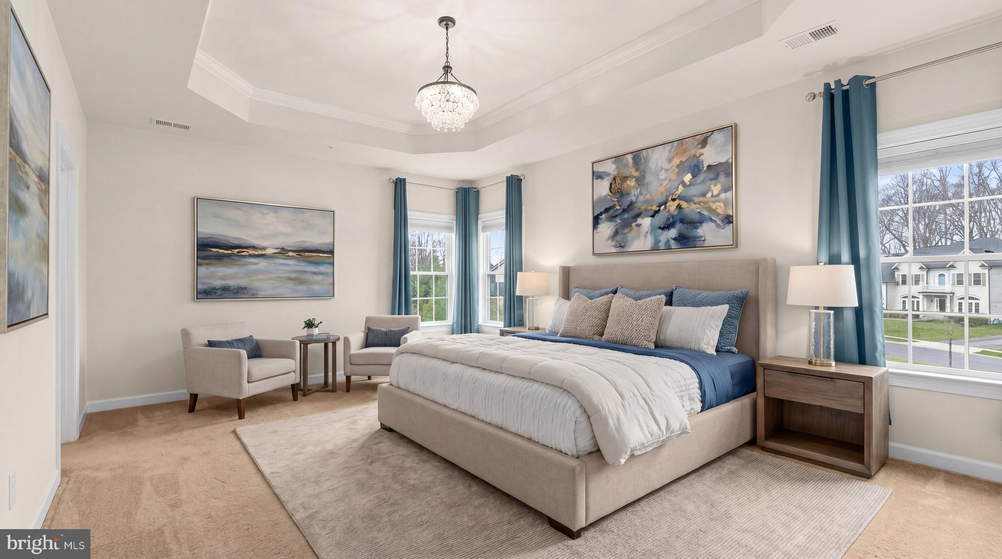 830 Sebastian Lane Gambrills, MD 21054 - Photo 23 of 63 a spacious bedroom with a large bed and a window