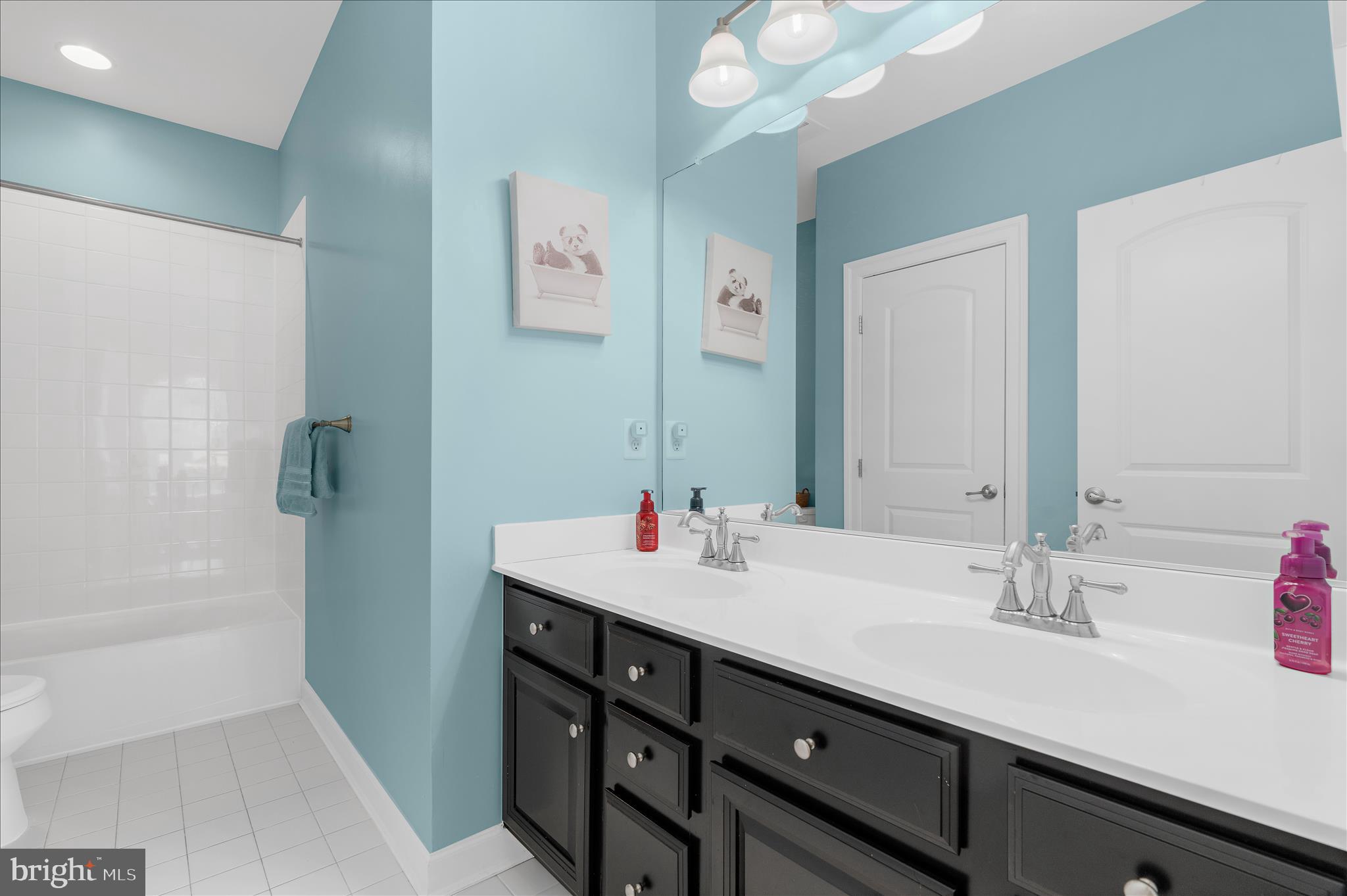 830 Sebastian Lane Gambrills, MD 21054 - Photo 38 of 63 a bathroom with a sink and a mirror