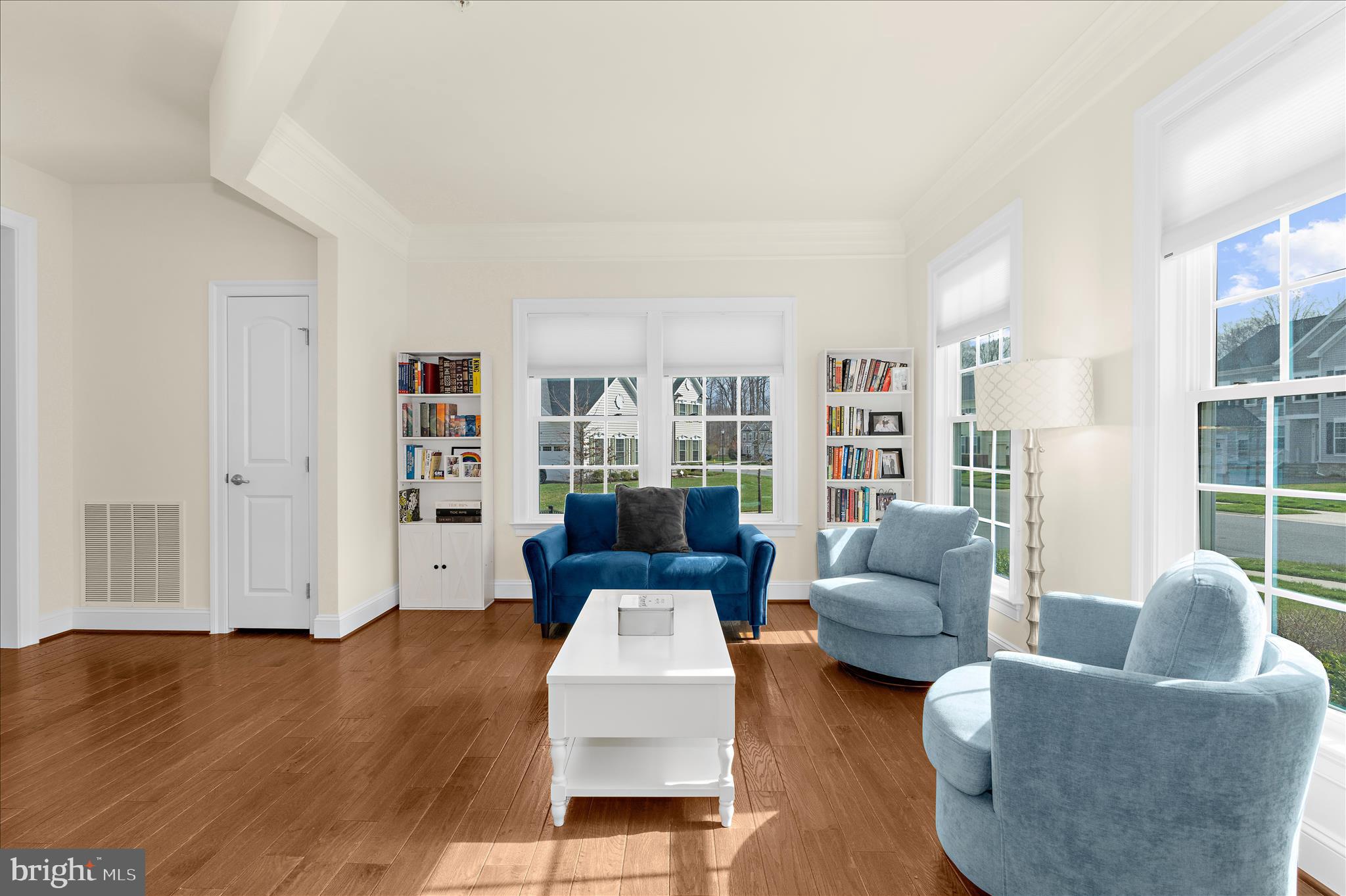 830 Sebastian Lane Gambrills, MD 21054 - Photo 8 of 63 a living room with furniture and a wooden floor