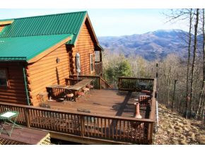 1567 Stone Mountain Road Trade, TN 37691 - Photo 17 of 24 SOUTHERN SIDE DECK VIEW