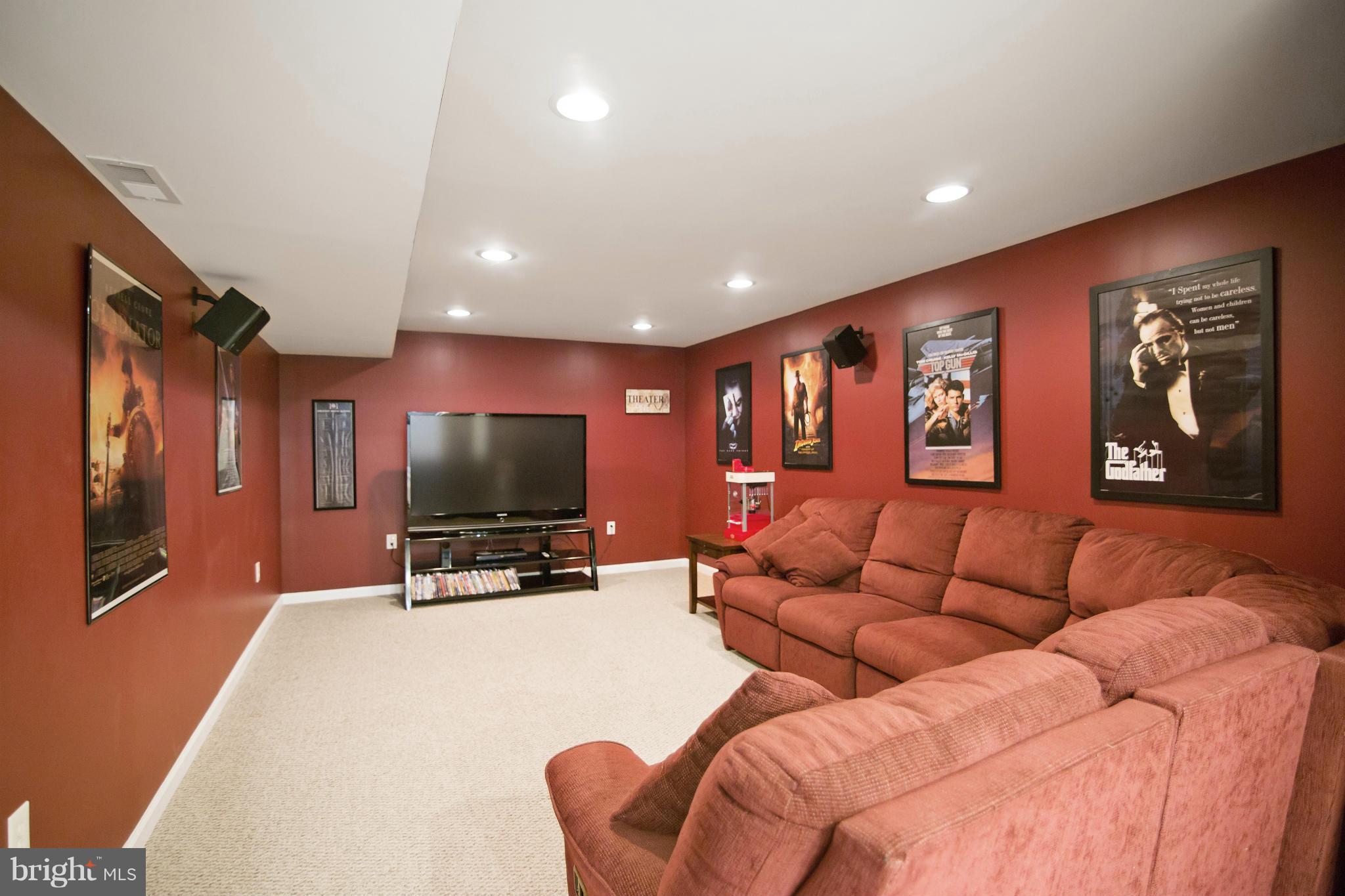 8327 Academy Road Ellicott City, MD 21043 - Photo 24 of 30 Movie theater room