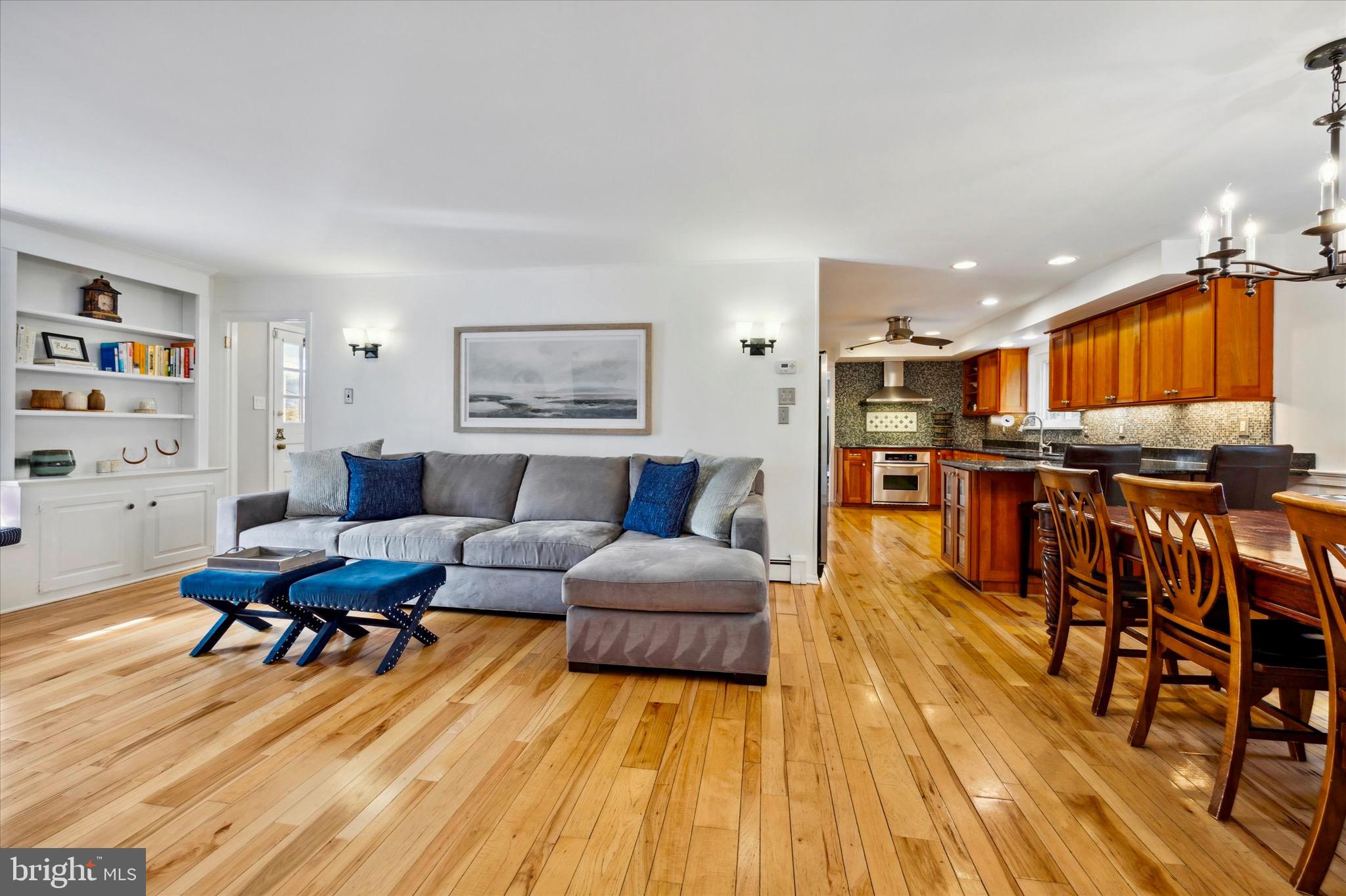 805 Malin Road Newtown Square, PA 19073 - Photo 13 of 48 View to the family room and kitchen from mudroomFa