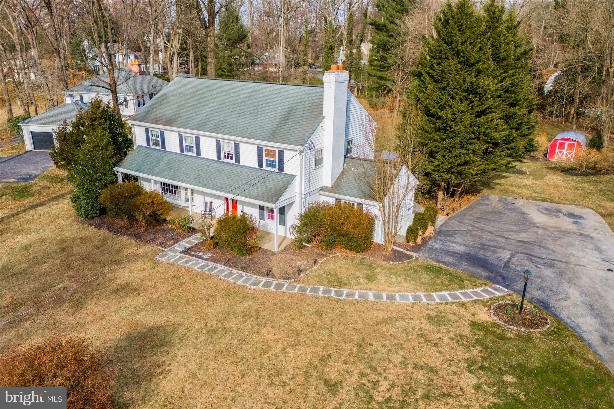 805 Malin Road Newtown Square, PA 19073 - Photo 3 of 48 Oversize driveway fits 8 cars, huge front lawn