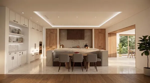 a view of a balcony with chairs