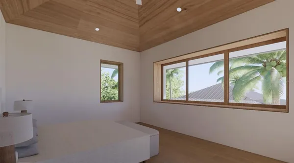 a bath room with a couch and a bath tub