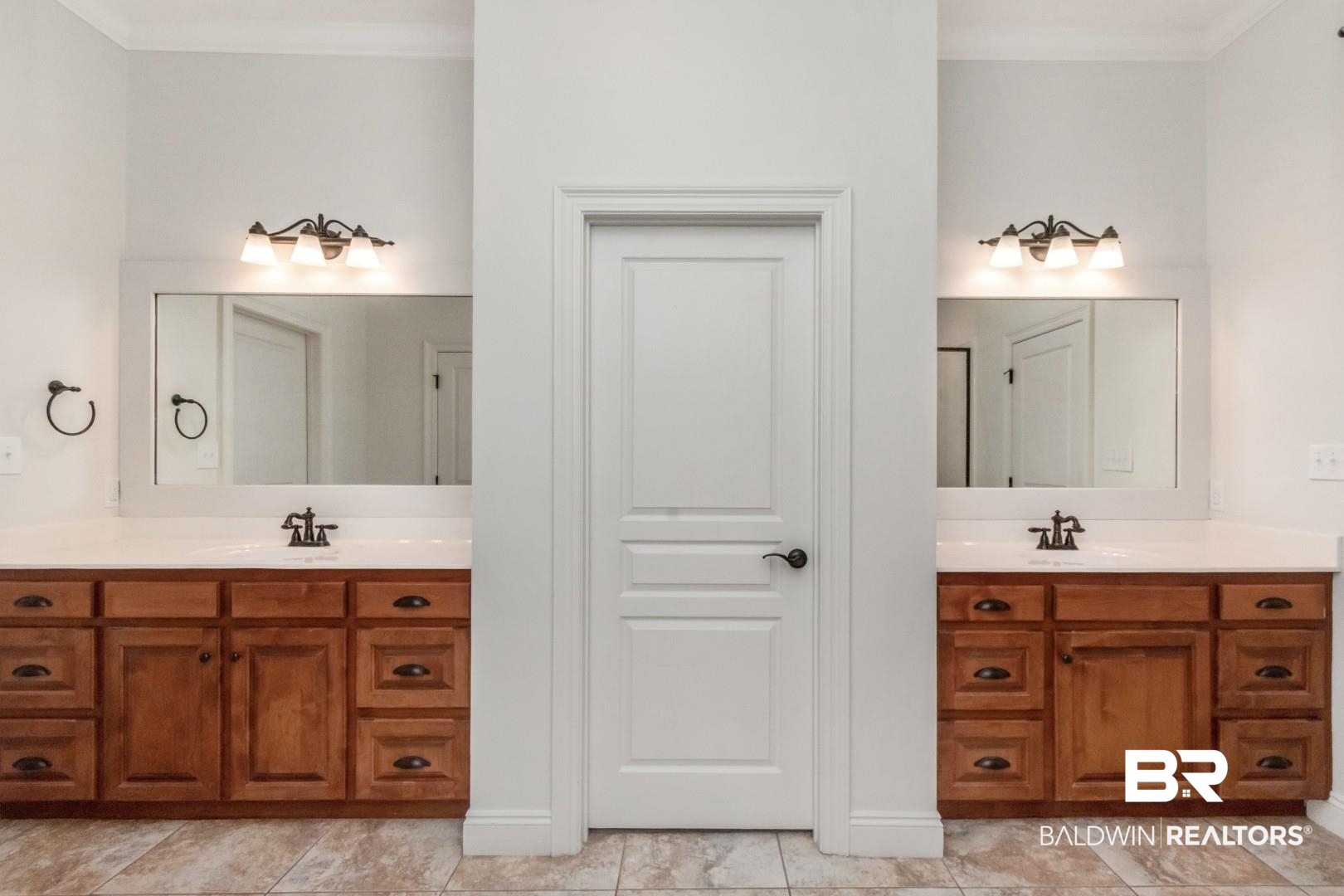 30585 Pine Court Daphne, AL 36527 - Photo 13 of 49 Full bath featuring two vanities and ornamental molding